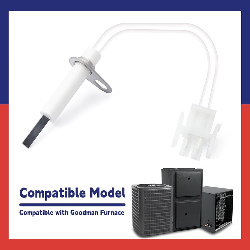 Dusledel 0130F00008S Furnace Ignitors Replacement for Goodman Furnace Hot Surface Ignitors Upgraded Heater Igniters Replace 0130f00008 0130f00008s1 789-707A1 SSN084KS - Image 3